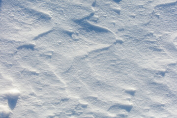 Naklejka premium The snow is white and the ground is covered in it