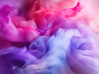 Awesome smoke on black background