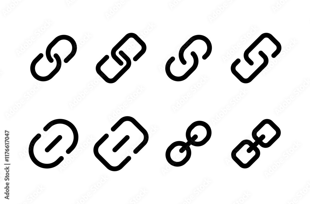 Poster external link symbol icon vector. link icon isolated on white background. link vector icon. hyperlin