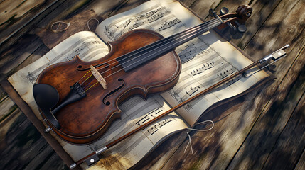 violin and bow