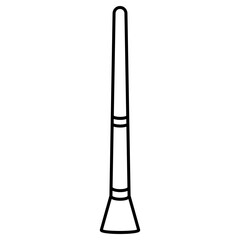 brush isolated on white