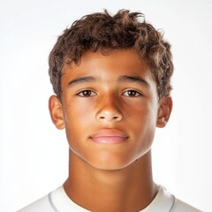 Portrait of a young Hawaiian surfer