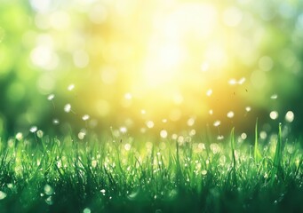 Obraz premium Close-Up of Dandelion Seeds in the Spring Breeze