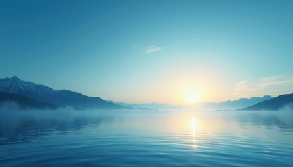 Calm Blue Horizon with Hazrat Ali&rsquo;s Sacred Name