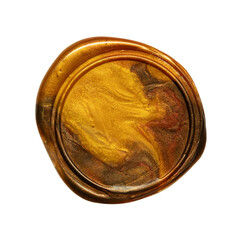 Golden wax seal stamp