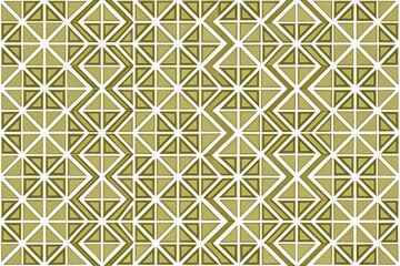 Geometric Pattern Green White Abstract Design