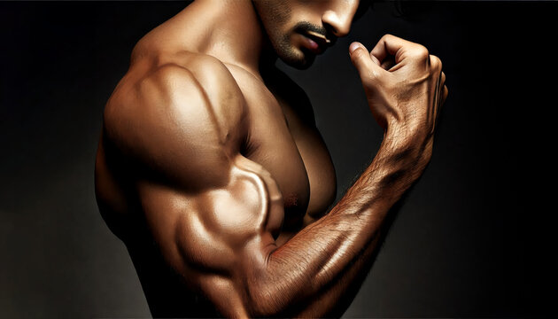 A well-defined human arm, slightly bent at the elbow, showcasing natural skin texture and proportions, illuminated with soft, even lighting for detailed visualization