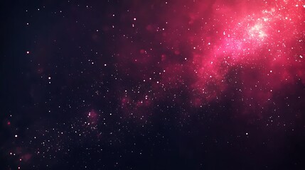 Fototapeta premium Abstract Pink Nebula Space Dust Background
