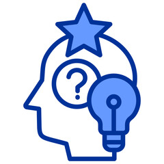 Merger And Acquisition Mixed BLue Icon