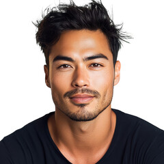 Obraz premium Man with a Relaxed Expression for Professional Use on transparent background