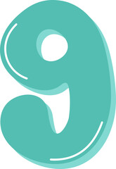 Cute Ransom Note Number