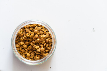 Star-Shaped Pet Food in Glass Jar