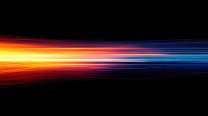 A long, colorful line of light that stretches across the sky