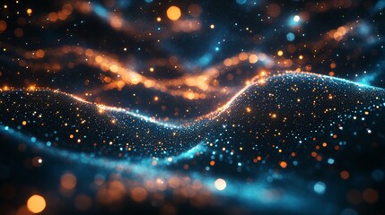 abstract background with stars