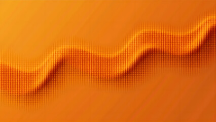 Abstract orange wave background with flowing curves and light textures, High Quality Wallpaper...