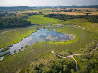 The municipal nature reserve Stadssjön is a green oasis in Hedemora