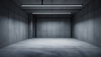 empty room with wall