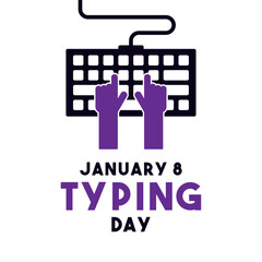 Typing Day. January 8.