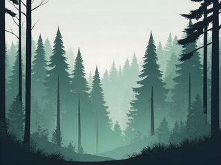 aesthetic forest background