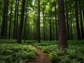 Obraz premium elegant forest background