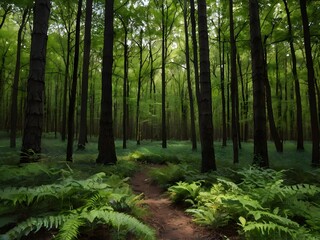 Obraz premium elegant forest background