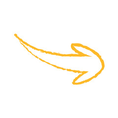 Hand-drawn chalk arrow with a rustic, textured style, perfect for creative designs, educational themes, or navigation elements. Ideal for adding a casual and artistic touch to any project.