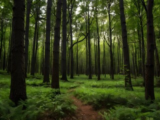 Obraz premium elegant forest background