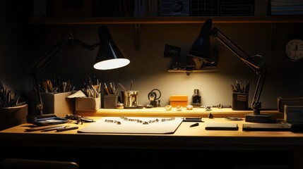 Focused Craftsmanship: Jeweler at Work in Minimalist Studio