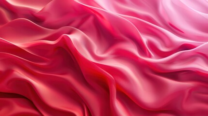 Fototapeta premium Plain Light Dark Bright Warm Wave Dull Glowy Red Pink Background, red gradient background, Generative AI