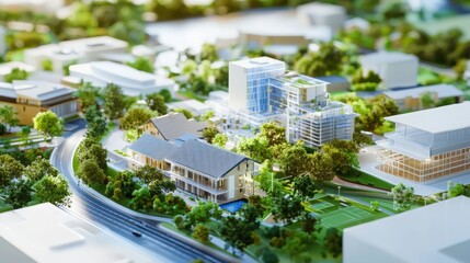 Community development strategies for urban planning sustainable architecture project implementation collaborative environments aerial view urban growth