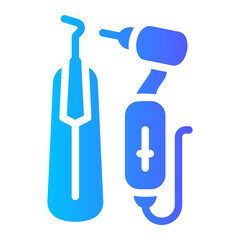 hand mirror Gradient icon