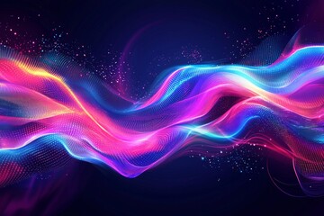 Digital data flowing in motion, glowing lines of code, pixelated effects for cyber background. 