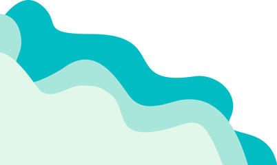 Abstract Wavy Corner