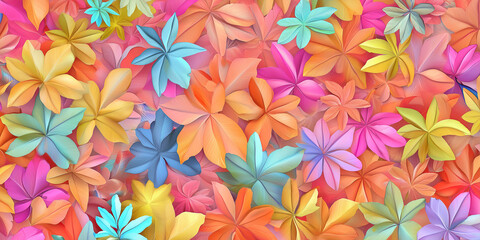 Blumen aus Papier - Muttertag - Valentinstag Hochzeit und sonstige Feierlichkeiten. Karte Banner mit Platz f&uuml;r Text