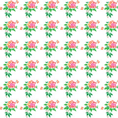 Fototapeta premium Flower pattern design with background