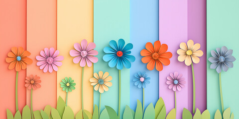 Blumenherz - Muttertag - Valentinstag Hochzeit und sonstige Feierlichkeiten. Karte Banner mit Platz f&uuml;r Text