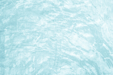 Blue light concrete texture for background in summer wallpaper. Cement colour and sand wall of tone vintage. Abstract teal light color. Cement grain texture paint watercolor for design decoration.
