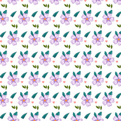 Flower pattern design with background