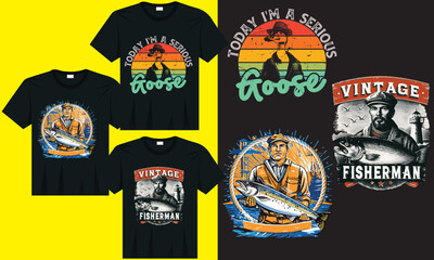 Cute cat cartoon holding a fish and run