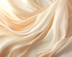 Obraz premium Flowing golden cloth. Abstract.
