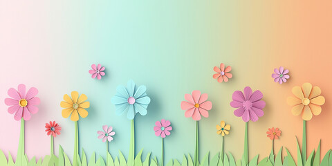 Blumenherz - Muttertag - Valentinstag Hochzeit und sonstige Feierlichkeiten. Karte Banner mit Platz für Text