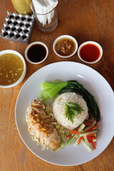 chicken hainan chinese authentic tradisional food