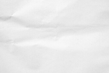 White recycled craft paper texture as background. Grey paper texture, Old vintage page or grunge vignette of old newspaper. Pattern rough art creased grunge letter. Hardboard with copy space for text.