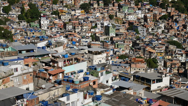 Rocinha, Favela, Rio de Janeiro, Br&eacute;sil, Urbanisation, In&eacute;galit&eacute;s
