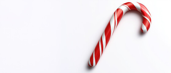 Festive holiday action candy cane subject kitchen environment minimalist viewpoint sweet treat concept