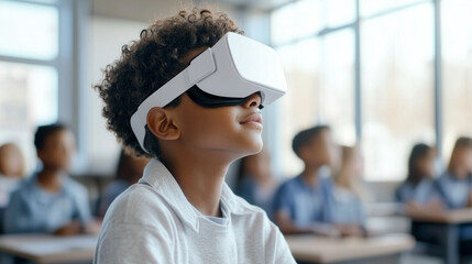 An educational platform leveraging digital tools: virtual classrooms with AR lessons, AI-powered tutoring systems, and real-time analytics to track student progress globally. digit
