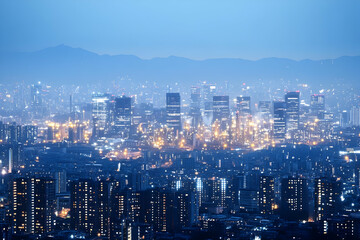 Night Cityscape Illustration