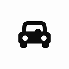 Car auto vehicle transport icon vector sign