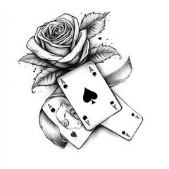 rose, flower, floral, vector, nature, pattern, design, decoration, illustration, art, leaf, love, plant, card, vintage, beauty, pink, drawing, blossom, tattoo, roses, ornament, bouquet, summer, silhou