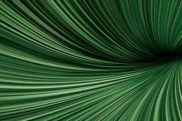 Abstract 3D Green Swirl Background